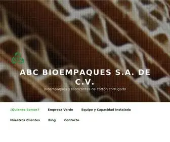 ABCBioempaques.com.mx(ABC BioEmpaques S.A) Screenshot
