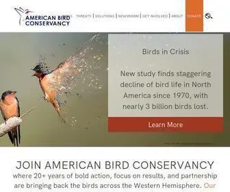 ABCBirds.org(American Bird Conservancy) Screenshot