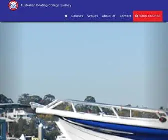 ABCBoating.net.au(Book a Boat or Jet Ski/PWC Licence Course at Australian Boating College Sydney) Screenshot