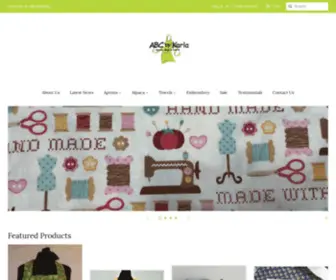 ABCBykarla.com(Aprons, Bags and Crafts) Screenshot