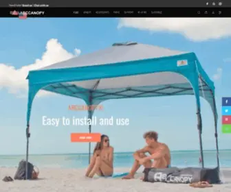 ABCCanopy.com(Pop Up Tents) Screenshot