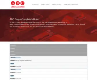 ABCCargocomplaintsboard.com(ABC Cargo complaints and reviews. Contact information. Phone number) Screenshot