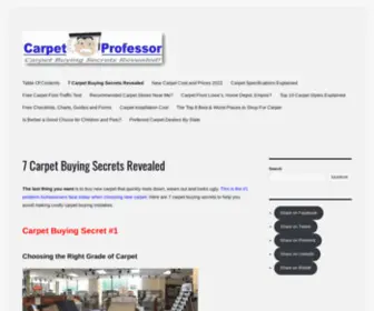 ABCCarpetpro.com(7 Carpet Buying Secrets Revealed) Screenshot