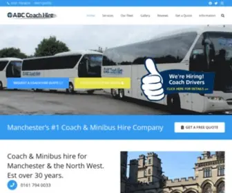 ABCCoachhire.co.uk(Est 30 Years) Screenshot