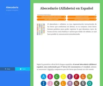 ABCDArio.org(Vocales y Consonantes "El ABC") Screenshot