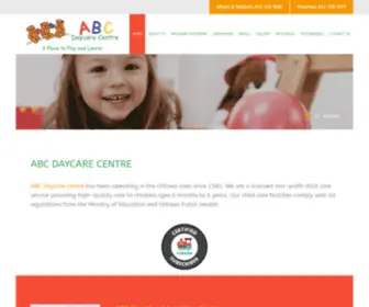 ABCDAycarecentre.ca(Daycare Centre Ottawa) Screenshot