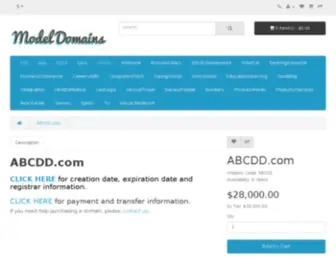 ABCDD.com(ABC Domain Development) Screenshot