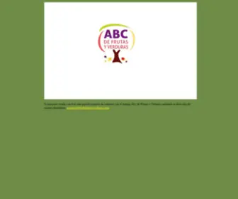 ABCDEfrutasyverduras.com(ABC de Frutas y Verduras) Screenshot