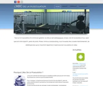 ABCDElamusculation.com(Musculation) Screenshot