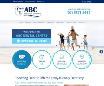 ABCDEntalcentre.com.au(Dentist Toowong) Screenshot