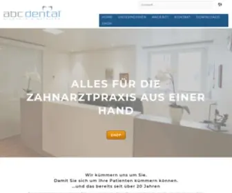 ABCDEntal.ch(Abc dental ag ist alles für die Zahnarztpraxis aus einer Hand) Screenshot