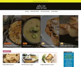 ABCDErecetas.com(Revista de recetas de cocina y consejos culinarios) Screenshot