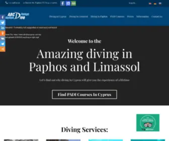 ABCDIvecyprus.com(Excellent Dive Club in Cyprus) Screenshot