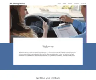 ABCDRivingschoolfl.com(ABC Driving School) Screenshot