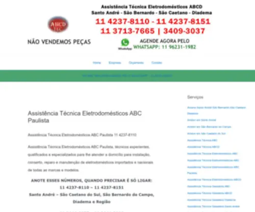ABCDTec.com.br(Assistência) Screenshot