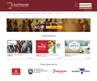 ABCDUae.com(The Australian Business Council) Screenshot