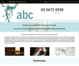 ABCEar.com.au(About Bass Coast Hearing) Screenshot