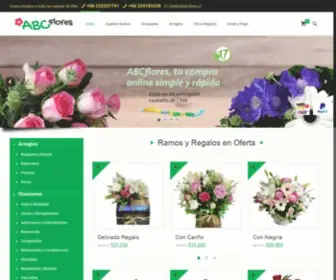 ABCFlores.cl(Floreria) Screenshot