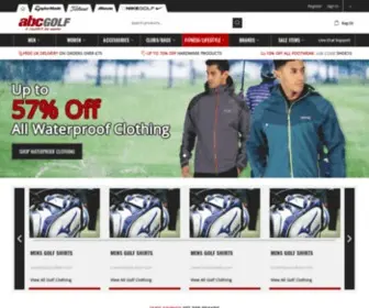 ABCGolf.co.uk(Golf bags) Screenshot