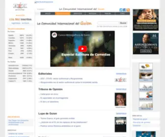 ABCGuionistas.com(Comunidad Internacional del Guion de Cine y TV) Screenshot