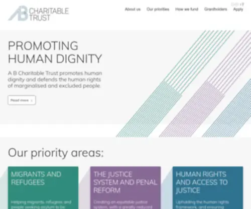 ABCharitabletrust.org.uk(The A B Charitable Trust) Screenshot