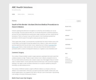 ABChealthsolutions.biz(My WordPress Blog) Screenshot