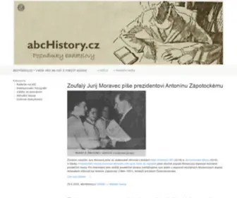 ABChistory.cz(Velké věci se rodí z malých epizod) Screenshot