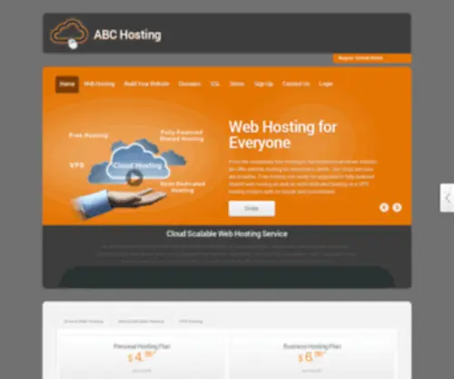 ABChosting.net(Hosting and Web Designing by) Screenshot