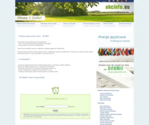 ABCInfo.eu(Darmowe strony www ABCINFO) Screenshot