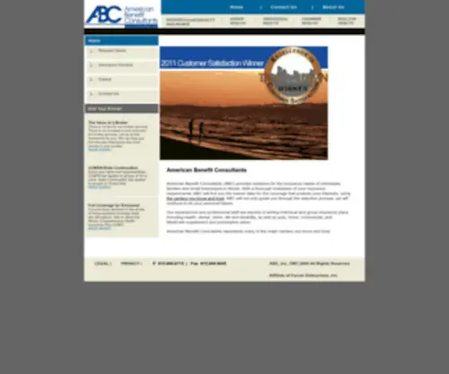 ABCIns.com(Low insurance rates in Illinois with American Benefit Consultants) Screenshot