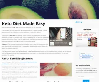 ABCKeto.com(Keto Diet Made Easy) Screenshot