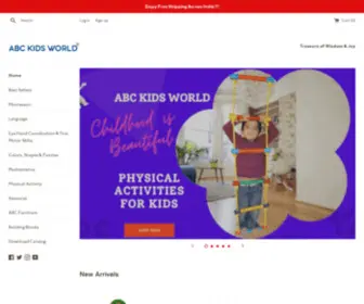 ABCKidsWorld.com(ABC Kids World) Screenshot