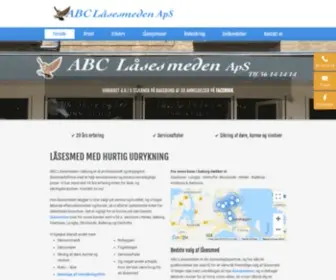 ABCLaasesmeden.dk(Låsesmed) Screenshot