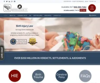 ABCLawcenters.com(Award-Winning Birth Injury Attorneys) Screenshot