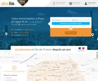 ABCLiv.fr(Domiciliation) Screenshot