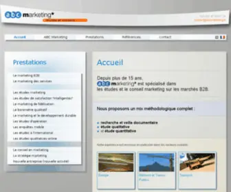 ABCMarketing.fr(Un site utilisant WordPress) Screenshot