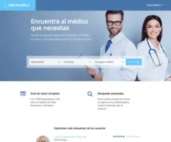 ABCMedico.cl(Directorio de médicos) Screenshot