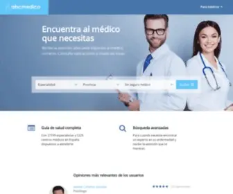 ABCMedico.es(Directorio de médicos) Screenshot