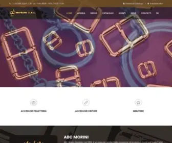 ABCMorini.it(ABC Morini è leader nel settore degli accessori moda) Screenshot