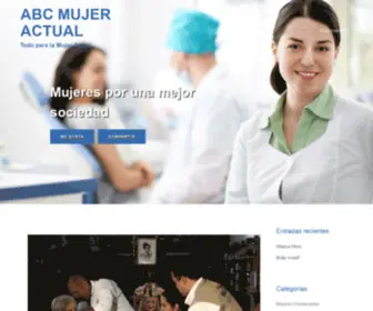 ABCMujeractual.com(Just another WordPress site) Screenshot