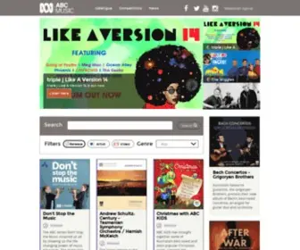 ABCMusic.com.au(ABC Music) Screenshot