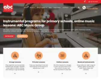 ABCMusicGroup.com.au(ABC Music Group) Screenshot