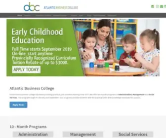 ABC.nb.ca(Atlantic Business College) Screenshot