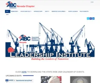 ABCNevada.org(Associated Builders and Contractors) Screenshot