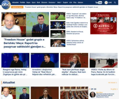 ABCNews.al(Checking browser) Screenshot