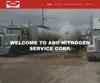 ABCNitrogen.com(ABC Nitrogen Service Corp) Screenshot