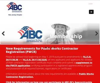 ABCNJC.org(Associated Builders and Contractors) Screenshot