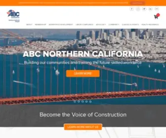 ABCNorcal.org(Associated Builders and Contractors) Screenshot