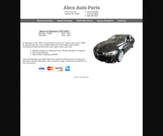 ABCOautoparts.com(Abco Auto Parts) Screenshot