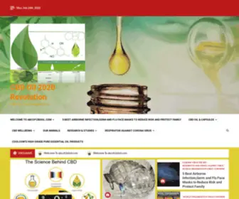 ABCOfcbdoil.com(Awareness and Appreciation of CBD Products) Screenshot